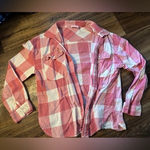 Pink Lily Button Up Down
